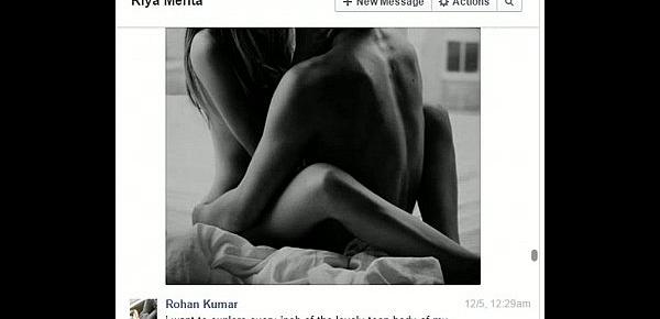  Indian not brother rohan fucks sister riya on facebook chat